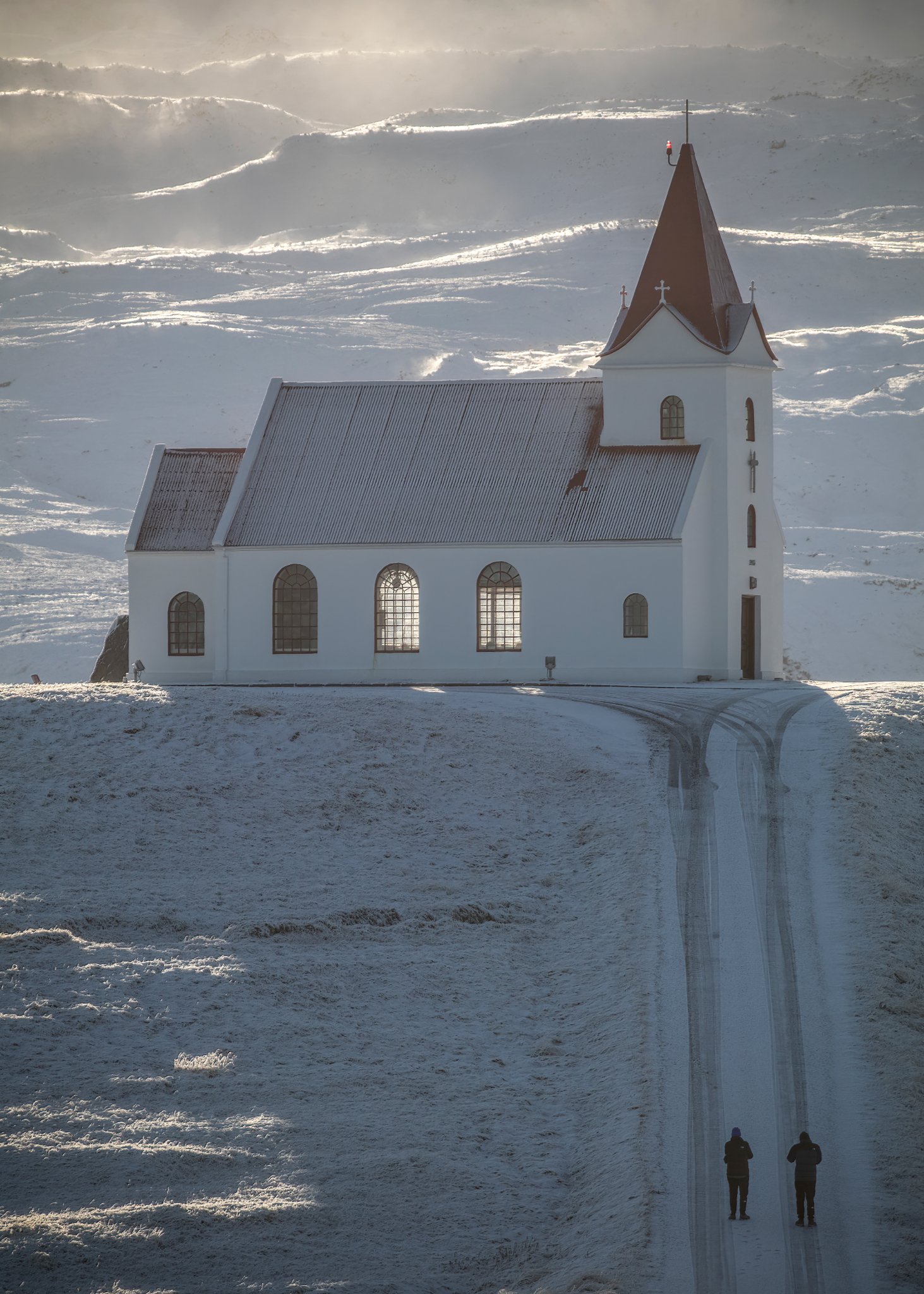 Icelandic Church in the Frost