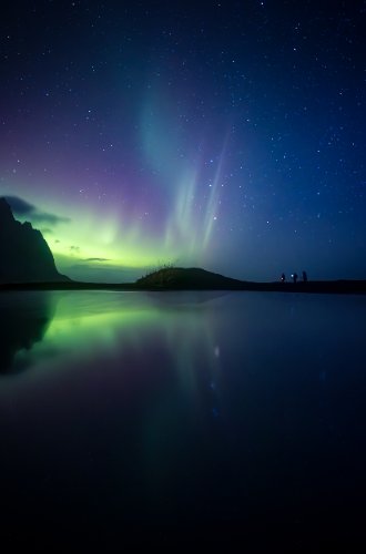 Aurora at Vestrahorn